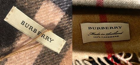 5 conseils pour reconnaître une fausse écharpe Burberry 